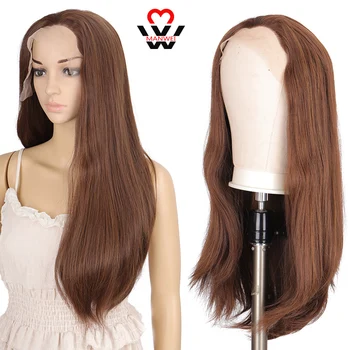MANWEI Hair Synthetic Hair Lace Front Wig 24 Inch Long Straight Wig OmbreLight Brown Cosplay Wig Heat Resistant Synthetic Hair
MANWEI Hair Synthetic Hair Lace Front Wig 24 Inch Long Straight Wig OmbreLight Brown Cosplay Wig Heat Resistant Synthetic Hair