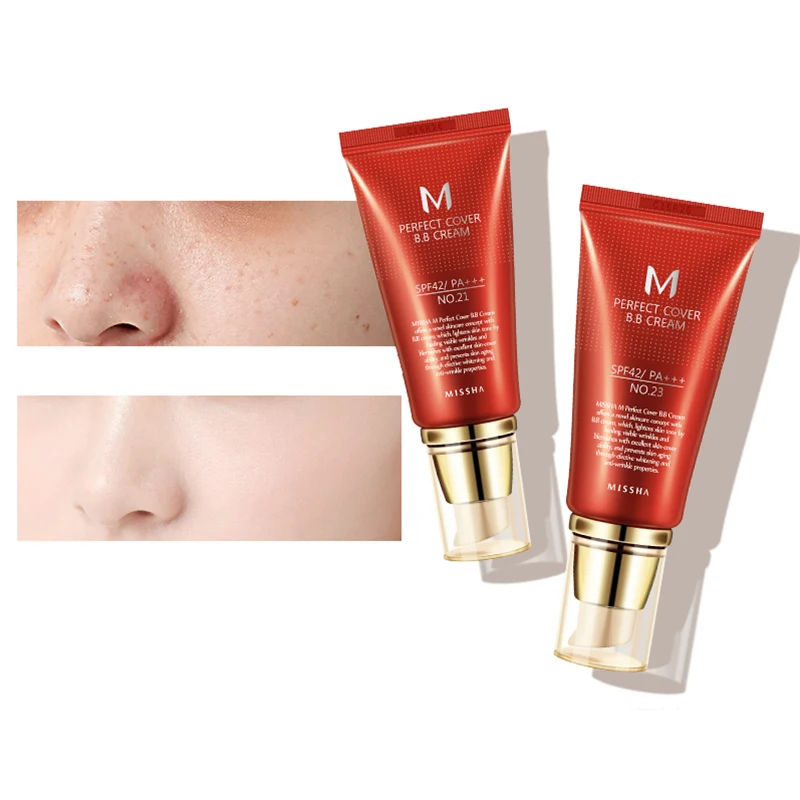 50ml BB Cream #21 Or #23 SPF42 PA Korean Cosmetics Makeup Base CC Creams Natural Brightening Original Package
50ml BB Cream #21 Or #23 SPF42 PA Korean Cosmetics Makeup Base CC Creams Natural Brightening Original Package