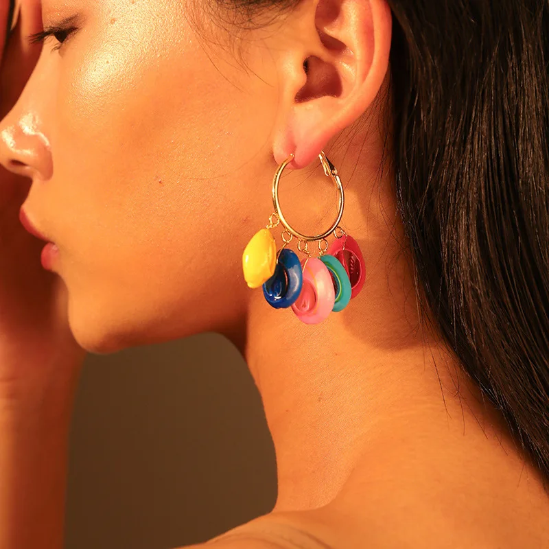 New Statement Earrings For Women Bohemian Colorful Shell Big Drop Earrings Jewelry pendientes accesorios mujer kolczyki
New Statement Earrings For Women Bohemian Colorful Shell Big Drop Earrings Jewelry pendientes accesorios mujer kolczyki