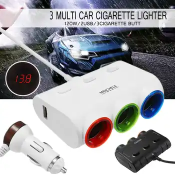 12-24V Car Socket Car Charger Dual USB Cigarette lighter Splitter LED Display Cigarette lighter Socket Auto Interior Electronic
12-24V Car Socket Car Charger Dual USB Cigarette lighter Splitter LED Display Cigarette lighter Socket Auto Interior Electronic
