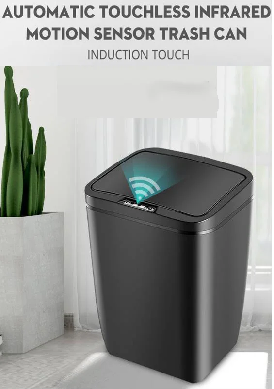 Trash Can 12L Portable Rectangular Automatic Sensor Touchless Garbage Can Button 0.3 Second Sensor Trashcan Mini
Trash Can 12L Portable Rectangular Automatic Sensor Touchless Garbage Can Button 0.3 Second Sensor Trashcan Mini