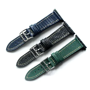 Handmade Premium Lizard Crocodile Leather Strap for Apple Watch 4/5 Genuine Leather 44MM 42MM for Apple Watch Series 4 44mm
Handmade Premium Lizard Crocodile Leather Strap for Apple Watch 4/5 Genuine Leather 44MM 42MM for Apple Watch Series 4 44mm