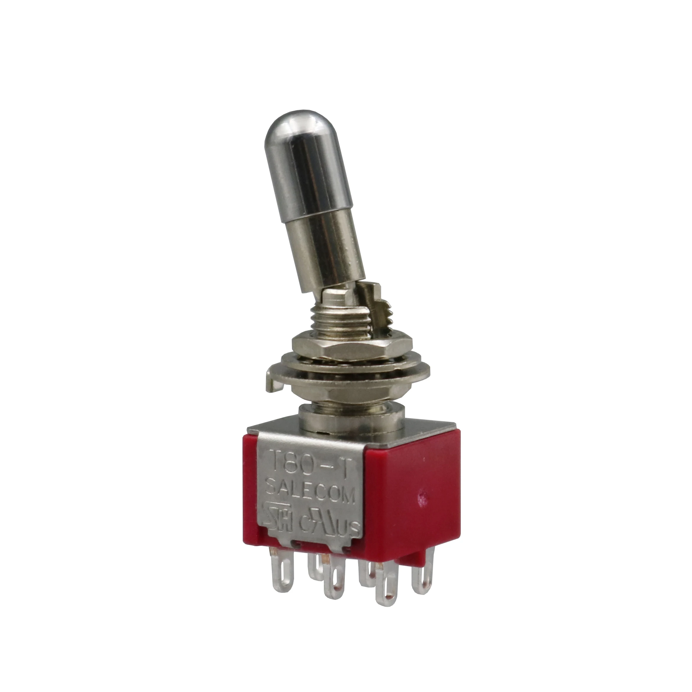 5Pcs SH T8011-LK ON-ON Maintained 2Position 6Pin DPDT Lock Type Mini Toggle Switch
5Pcs SH T8011-LK ON-ON Maintained 2Position 6Pin DPDT Lock Type Mini Toggle Switch