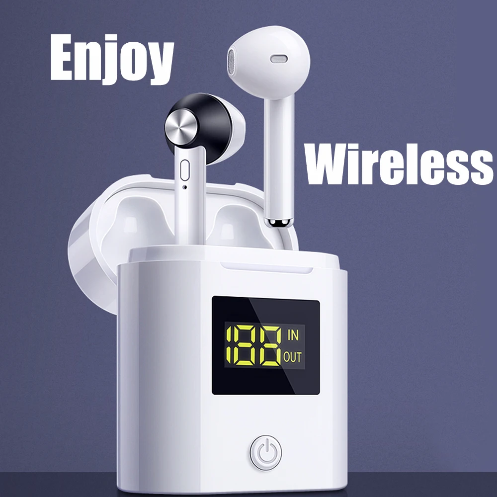 2019 New 3D Stereo D019 TWS Wireless Bluetooth 5.0 Earphone Bass Sound Headphone Led Digital Display Charging Case Earbuds Sport
2019 New 3D Stereo D019 TWS Wireless Bluetooth 5.0 Earphone Bass Sound Headphone Led Digital Display Charging Case Earbuds Sport