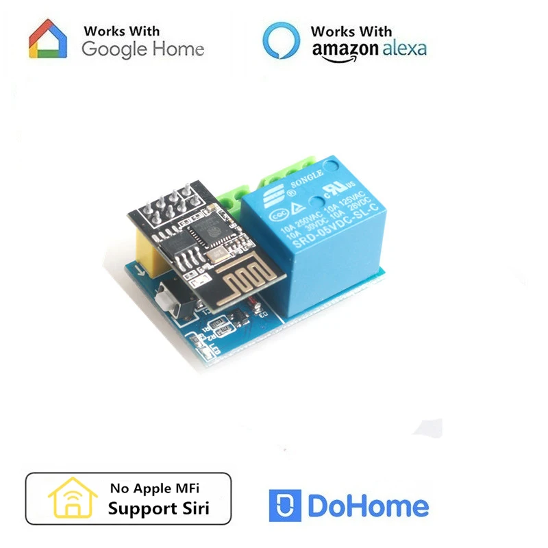 Поддержка Siri (без Apple MFi) Smart Switch для Wi Fi Plug DoHome & technology (iOS12 или +) Alexa и Google Assistant|Детали