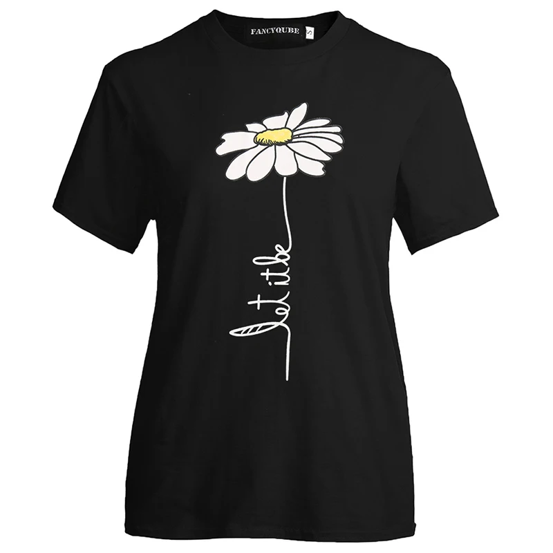O-neck T-Shirt Fashion Black Tee Shirt 