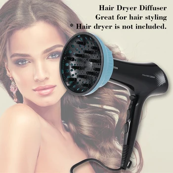 Hair-Dryer Diffuser Adjustable Blow Dryers Diffuser for Curly or Wavy Hair Styling Attachment Fits Most Hair Dryers
Hair-Dryer Diffuser Adjustable Blow Dryers Diffuser for Curly or Wavy Hair Styling Attachment Fits Most Hair Dryers