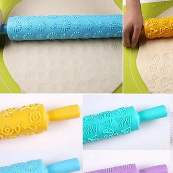 7 Different Patterns Non-Stick Rolling Pin Plastic Flower Textured Embossed Rolling Pin Fondant Cake Embossing Roller Decorating
7 Different Patterns Non-Stick Rolling Pin Plastic Flower Textured Embossed Rolling Pin Fondant Cake Embossing Roller Decorating