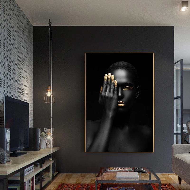 Art Poster Print Painting Deco Wall Canvas Retro Drawing Black African Woman Frameless Picture for Morden Livingroom Decoration
Art Poster Print Painting Deco Wall Canvas Retro Drawing Black African Woman Frameless Picture for Morden Livingroom Decoration