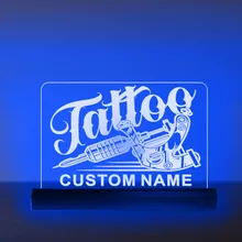 Custom Tattoo Artist LED Night Light For Tattooist Modern Advertising board Light With Remote Controller Tatto Studio Decor
Custom Tattoo Artist LED Night Light For Tattooist Modern Advertising board Light With Remote Controller Tatto Studio Decor