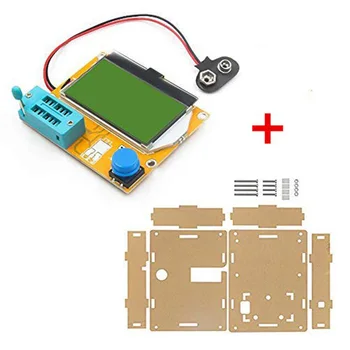 Graphic Transistor Tester NPN PNP Diodes Triode Capacitor ESR SCR MOSFET Resistor Inductance LCD Display Checker with case
Graphic Transistor Tester NPN PNP Diodes Triode Capacitor ESR SCR MOSFET Resistor Inductance LCD Display Checker with case