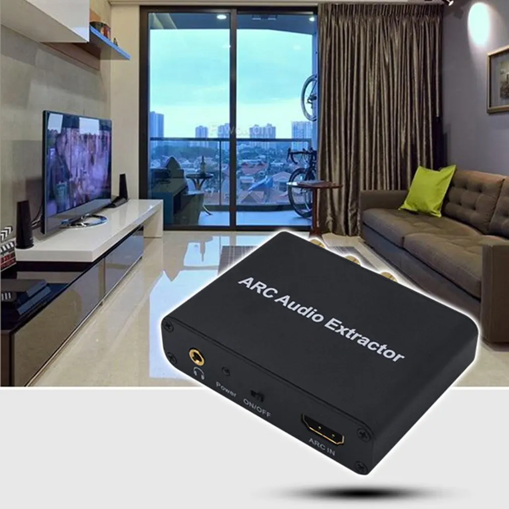 HDMI ARC Audio Extractor Audio Adapter 3.5mm Stereo Fiber Coaxial Converter For Amplifier Soundbar Speaker HDTV
HDMI ARC Audio Extractor Audio Adapter 3.5mm Stereo Fiber Coaxial Converter For Amplifier Soundbar Speaker HDTV