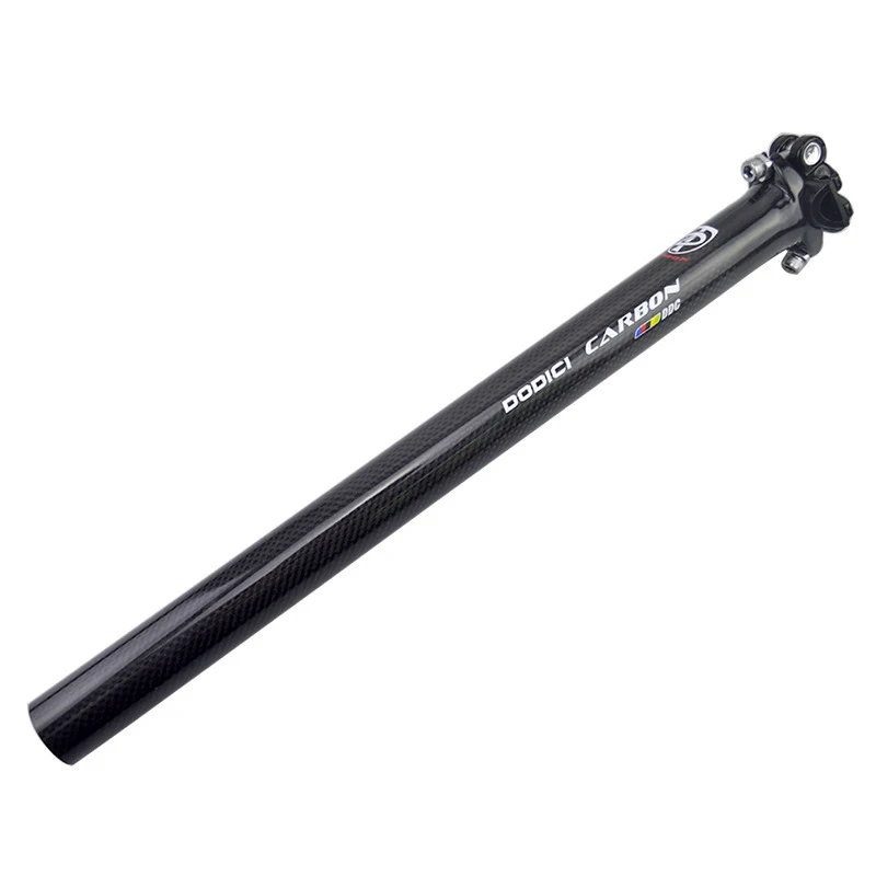 DODICI full carbon fiber seatpost 27.2mm 30.8mm 31.6mm double nail 3K Glossy 350mm 400mm 450mm mountain road bike seat tube Part
DODICI full carbon fiber seatpost 27.2mm 30.8mm 31.6mm double nail 3K Glossy 350mm 400mm 450mm mountain road bike seat tube Part