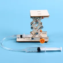 DIY Technology Small Production Hydraulic Lift Model Manually Invented Puzzle Assembly Materials
DIY Technology Small Production Hydraulic Lift Model Manually Invented Puzzle Assembly Materials