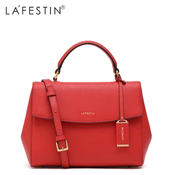 LAFESTIN Soild Handbag Real Leather Shoulder Bag 2017 Fashion Women Designer Bags Crossbody Luxury brands Bag bolsa 
LAFESTIN Soild Handbag Real Leather Shoulder Bag 2017 Fashion Women Designer Bags Crossbody Luxury brands Bag bolsa