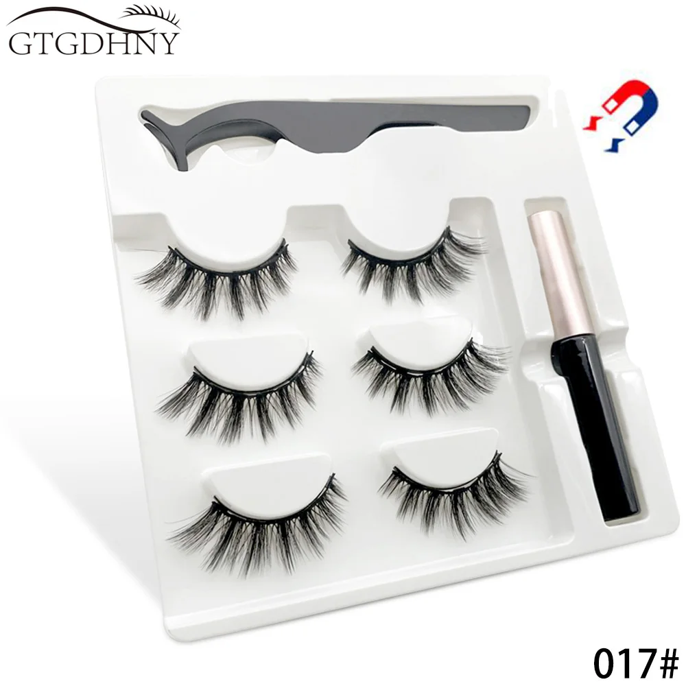 3 Pairs of Magnetic Eyelashs set Magnet Liquid Eyeliner Magnetic Lashes & Tweezer Set Waterproof Long Lasting Eyelash Extension
3 Pairs of Magnetic Eyelashs set Magnet Liquid Eyeliner Magnetic Lashes & Tweezer Set Waterproof Long Lasting Eyelash Extension