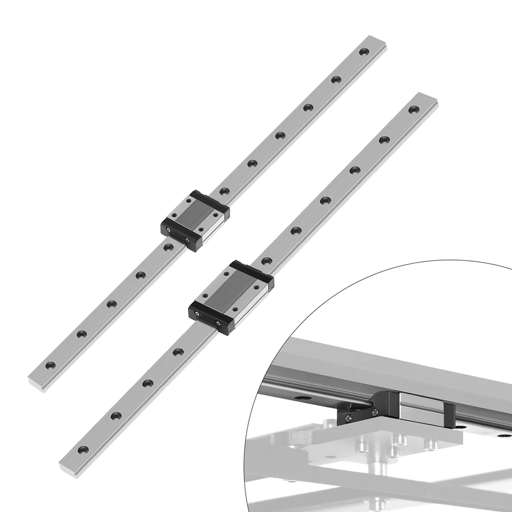 CNC Запчасти 12 мм линейной направляющей MGN12H 100 150 200 250 300 350 400 450 500 600 линейный рельс +