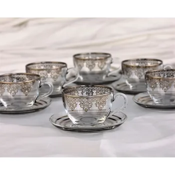 Large Silver Color Coffee Mugs-Tea Glasses For Six Person
Large Silver Color Coffee Mugs-Tea Glasses For Six Person