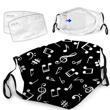 Unisex Reusable Face Mask Creative Music Note Print Cloth Face Mask With 2pc Pm2.5 Activated Carbon Filter Adjustable Mascarilla
Unisex Reusable Face Mask Creative Music Note Print Cloth Face Mask With 2pc Pm2.5 Activated Carbon Filter Adjustable Mascarilla