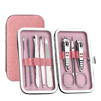 Stainless Nail Care 8 Piece Cutter Cuticle Clipper Manicure Pedicure Kit Case Gift Set Nail Trimmer High Quality Toe Nail Clippe
Stainless Nail Care 8 Piece Cutter Cuticle Clipper Manicure Pedicure Kit Case Gift Set Nail Trimmer High Quality Toe Nail Clippe