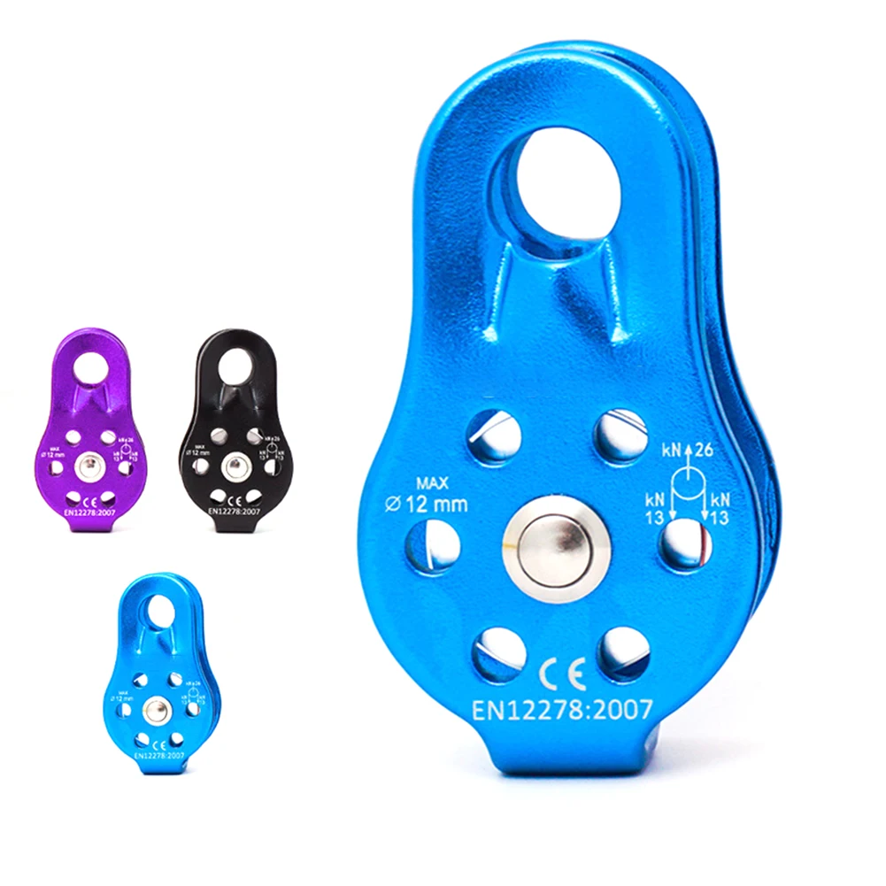 Rock Climbing Pulleys Fixed Sideplate Single Sheave Pulley Outdoor Survival Tool High Altitud Traverse Hauling Gear
Rock Climbing Pulleys Fixed Sideplate Single Sheave Pulley Outdoor Survival Tool High Altitud Traverse Hauling Gear