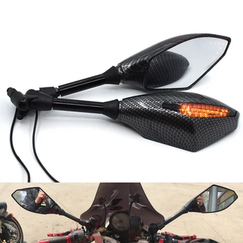 Motorcycle Rearview Mirrors LED Turn Signal Integrated Mirrors For Yamaha YZF600R YZF750 YZF1000 R XJR1300 FJR1300 XTZ1200
Motorcycle Rearview Mirrors LED Turn Signal Integrated Mirrors For Yamaha YZF600R YZF750 YZF1000 R XJR1300 FJR1300 XTZ1200