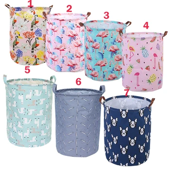 Cartoon Waterproof Laundry Hamper Flamingo Pattern Storage Baskets Home Decoration Storage Barrel Kid Toy Organizer Basket 
Cartoon Waterproof Laundry Hamper Flamingo Pattern Storage Baskets Home Decoration Storage Barrel Kid Toy Organizer Basket