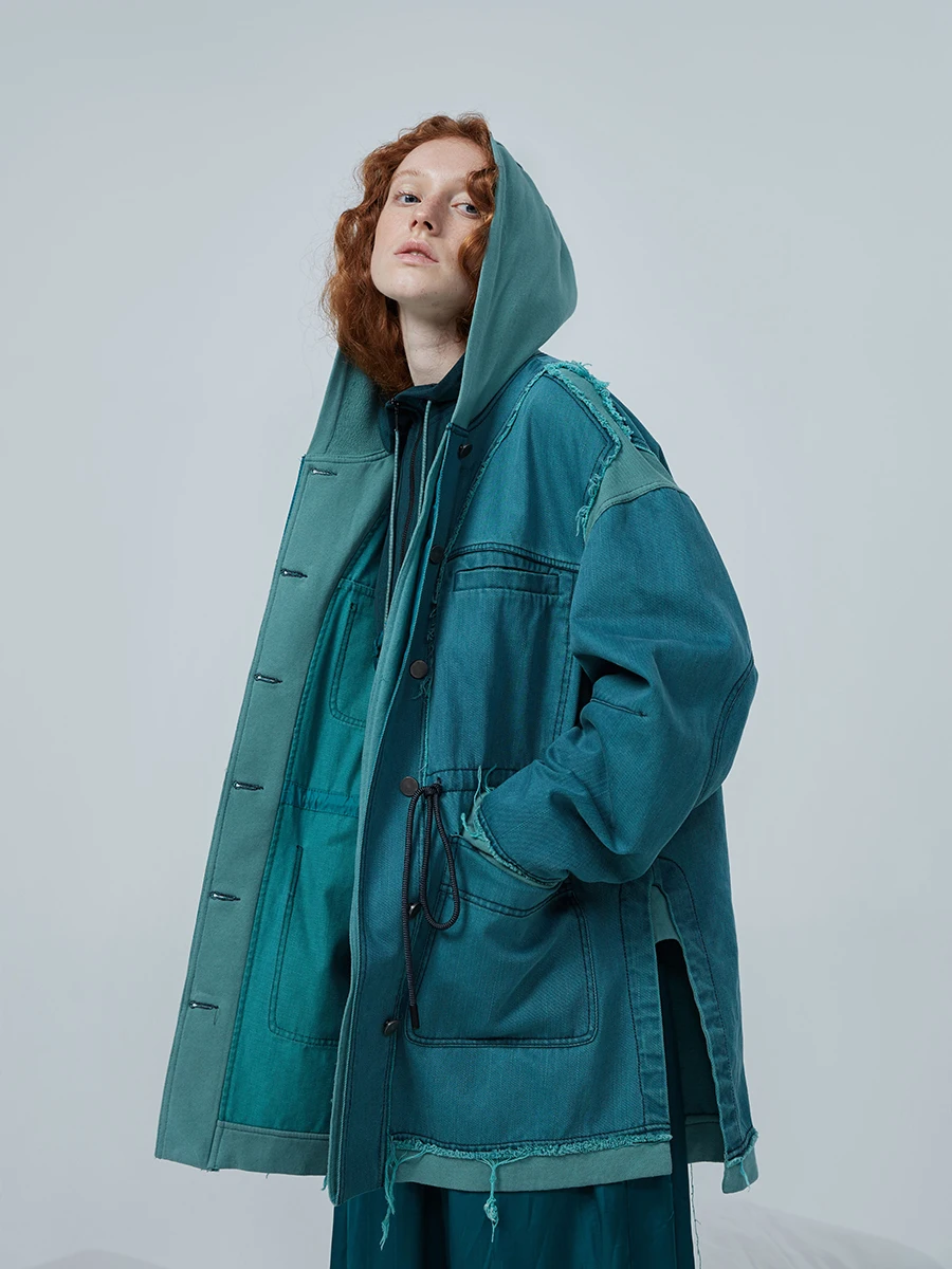Original Design AIGYPTOS Spring Women Casual Loose Hooded Washed Cotton Denim Jacket Clothes Long Sleeve Blue Green Deans Jacket
Original Design AIGYPTOS Spring Women Casual Loose Hooded Washed Cotton Denim Jacket Clothes Long Sleeve Blue Green Deans Jacket