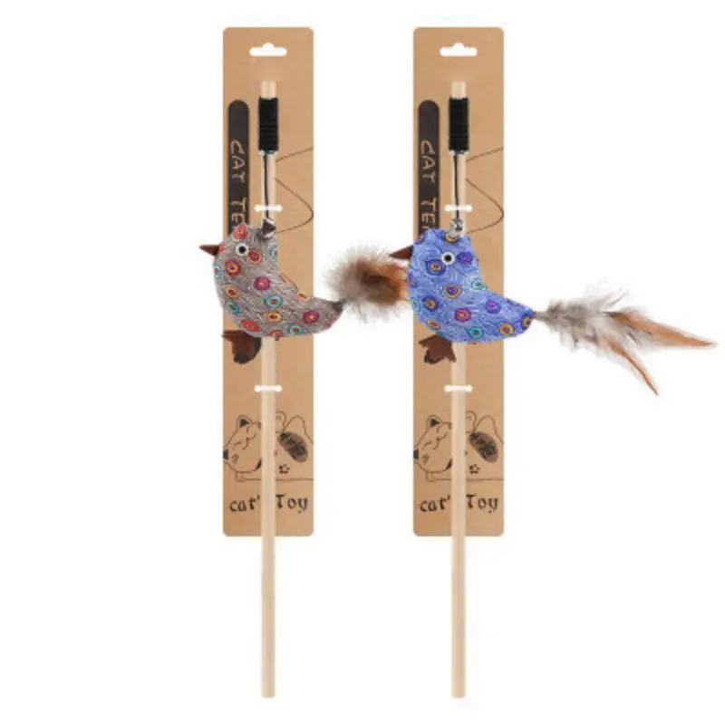 Kitten Play Interactive Fun Teaser Cat Toy Wooden Wand With Bell Floral Cloth Animal Toys for Cats Exercise Toy Catcher Pet Toys
Kitten Play Interactive Fun Teaser Cat Toy Wooden Wand With Bell Floral Cloth Animal Toys for Cats Exercise Toy Catcher Pet Toys