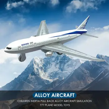 Hot Sale Kids Inertia Pullback Alloy Plastic Aircraft Simulation Air 777 Airplane Model Educational Toys Supplies
Hot Sale Kids Inertia Pullback Alloy Plastic Aircraft Simulation Air 777 Airplane Model Educational Toys Supplies