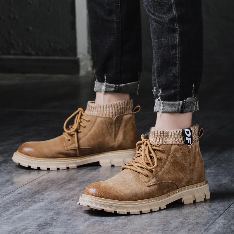2019 Autumn And Winter New Style Martin Boots Men's British-Style Genuine Leather Worker Boot Trend Versatile Short Boots Men Hi
2019 Autumn And Winter New Style Martin Boots Men's British-Style Genuine Leather Worker Boot Trend Versatile Short Boots Men Hi