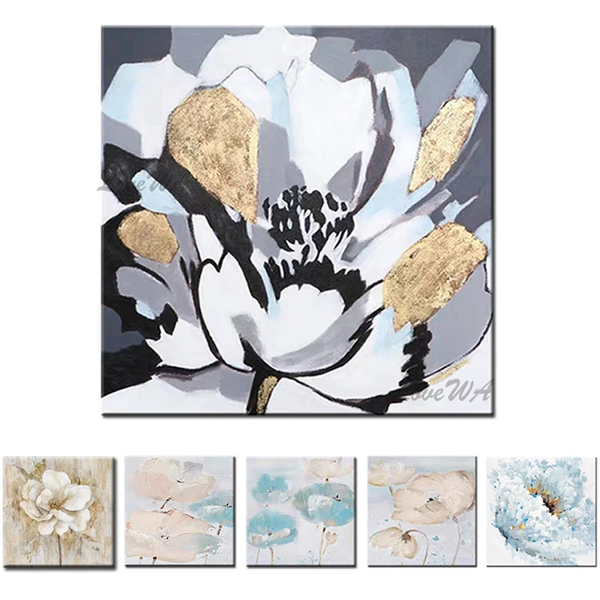 New Arrival Handmade Canvas Flower Oil Painting Art Unframed Modern Floral Wall Art Home Decoration Paintings Artwork For Room
New Arrival Handmade Canvas Flower Oil Painting Art Unframed Modern Floral Wall Art Home Decoration Paintings Artwork For Room