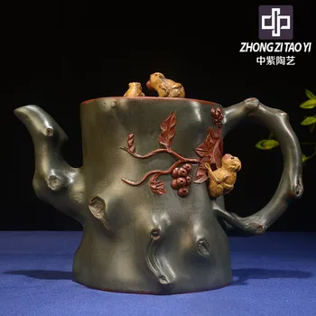 In Purple Yixing Imitate Old Kettle Old Dark-red Enameled Pottery Teapot Taiwan Backflow One Factory The Cultural Revolution
In Purple Yixing Imitate Old Kettle Old Dark-red Enameled Pottery Teapot Taiwan Backflow One Factory The Cultural Revolution