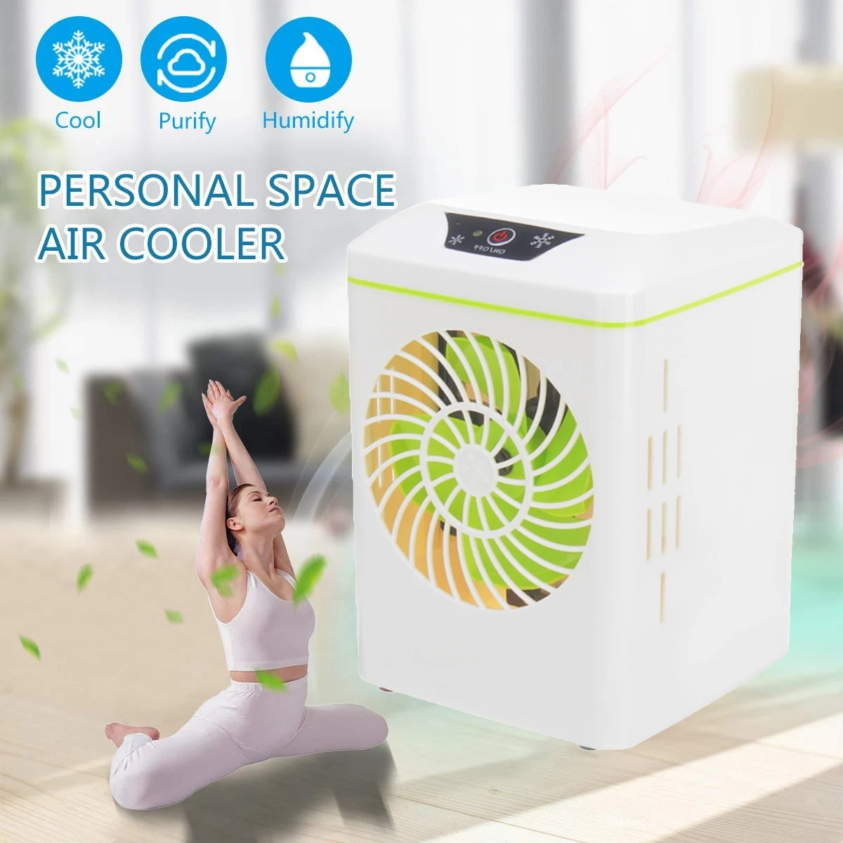 Air Circulator Cooler Air Conditioner Air Conditioner Fan Portable Quiet USB Smart Home Purifier Personal Office
Air Circulator Cooler Air Conditioner Air Conditioner Fan Portable Quiet USB Smart Home Purifier Personal Office