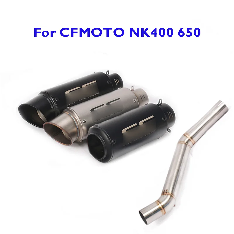 Motorcycle Exhaust Tip Muffler Silencer Escape Middle Mid Tube Connector Pipe for CF MOTO NK400 NK650
Motorcycle Exhaust Tip Muffler Silencer Escape Middle Mid Tube Connector Pipe for CF MOTO NK400 NK650