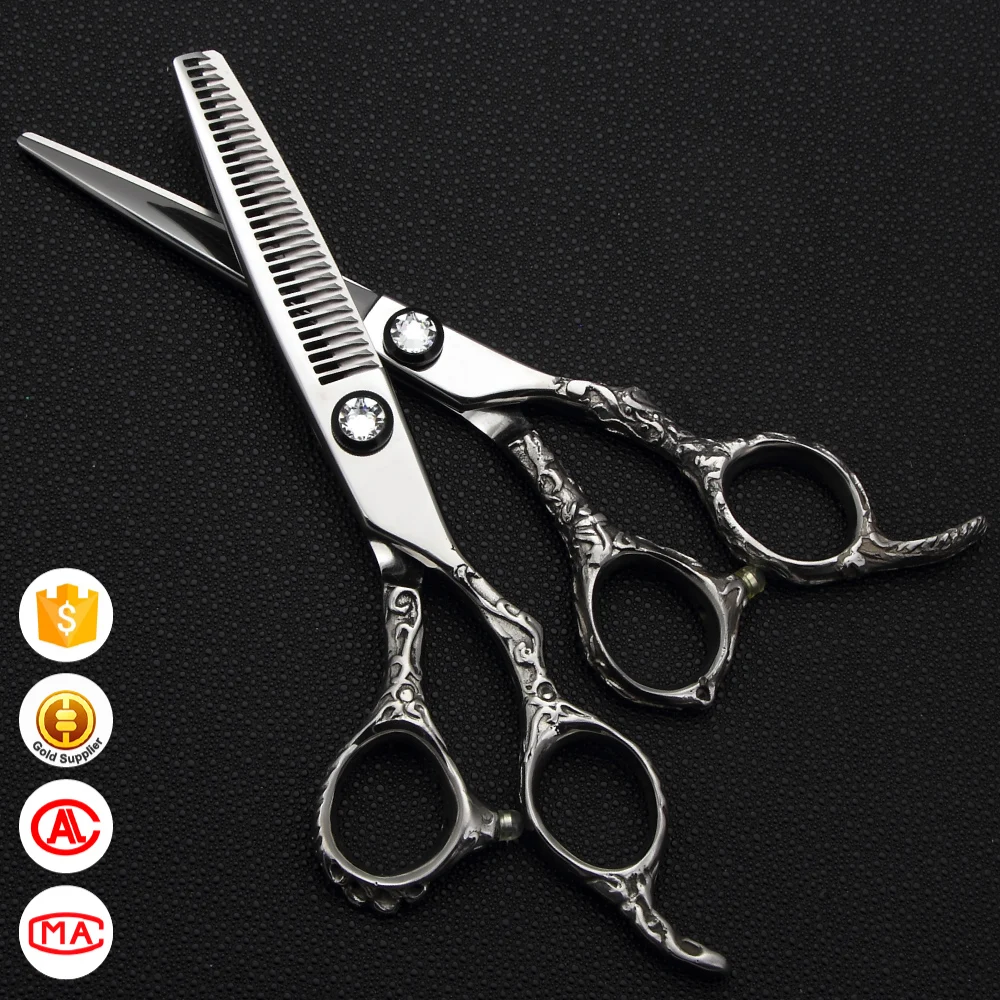 Professional Razor Edge Series - Hair Cutting and Thinning/Texturizing Scissors/Shears Set - 6 Inches - Stainless Steel Scissors
Professional Razor Edge Series - Hair Cutting and Thinning/Texturizing Scissors/Shears Set - 6 Inches - Stainless Steel Scissors