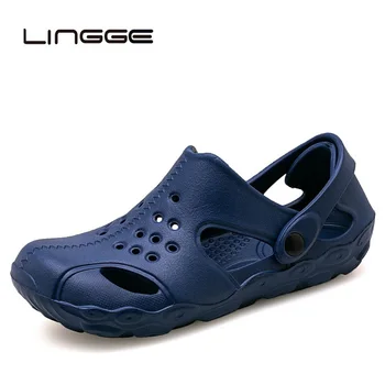 LINGGE 2020 New Men Sandals Summer Flip Flops Slippers Men Outdoor Beach Casual Shoes Cheap Male Sandals Water Shoes 40-45
LINGGE 2020 New Men Sandals Summer Flip Flops Slippers Men Outdoor Beach Casual Shoes Cheap Male Sandals Water Shoes 40-45