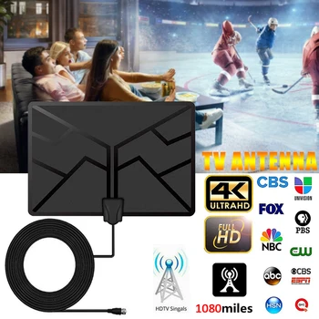 4K 25 dB high gain indoor HD TV HDTV box Digital TV Antenna USV plug 1080 miles Booster antenna HD active indoor flat design
4K 25 dB high gain indoor HD TV HDTV box Digital TV Antenna USV plug 1080 miles Booster antenna HD active indoor flat design