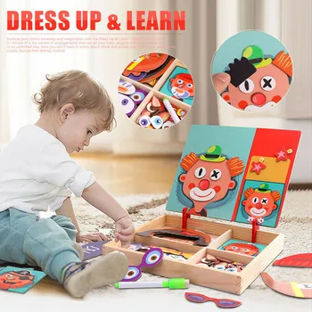 3D Magnetic Puzzle Set Wooden Puzzles Toys Educational Game Cognitive Pairing Beneficial Intelligence Educational Toy Gift
3D Magnetic Puzzle Set Wooden Puzzles Toys Educational Game Cognitive Pairing Beneficial Intelligence Educational Toy Gift