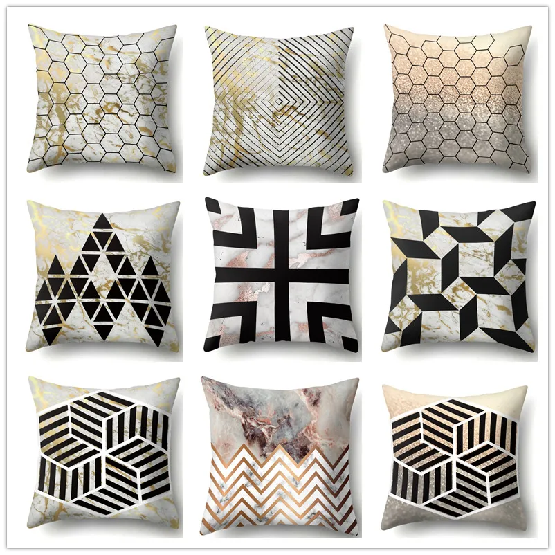 Brief Marble Geometric Sofa Decorative Cushion Cover Pillow Pillowcase Polyester 45*45 Throw Pillow Home Decor Pillowcover
Brief Marble Geometric Sofa Decorative Cushion Cover Pillow Pillowcase Polyester 45*45 Throw Pillow Home Decor Pillowcover