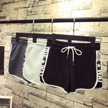 Casual Letter Waist Elastic Tight Chamber Drawstring Shorts Women Indoor Loose Slim Solid Cotton Skinny Shorts Female Summer 
Casual Letter Waist Elastic Tight Chamber Drawstring Shorts Women Indoor Loose Slim Solid Cotton Skinny Shorts Female Summer
