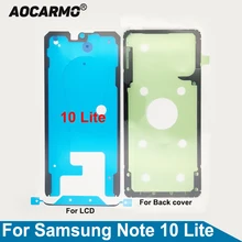 Aocarmo – ensemble complet de bandes adhésives pour écran LCD, pour Samsung Galaxy Note 10 Lite=