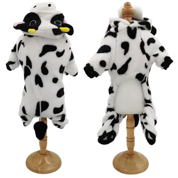 Cow Costume Pet Dog Coats Winter Cotton 4 Legs Hooded Coat Pajama Puppy Doggy Warm Clothes Jacket Apparel Cows Outfit Coat
Cow Costume Pet Dog Coats Winter Cotton 4 Legs Hooded Coat Pajama Puppy Doggy Warm Clothes Jacket Apparel Cows Outfit Coat