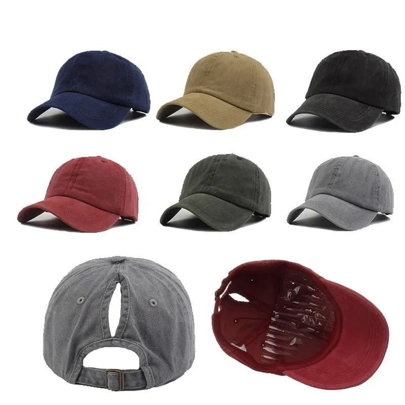 Hat Female Summer Ponytail Baseball Cap Spring and Autumn Retro Outdoor Sun Protection Cap Solid Color Casquette
Hat Female Summer Ponytail Baseball Cap Spring and Autumn Retro Outdoor Sun Protection Cap Solid Color Casquette