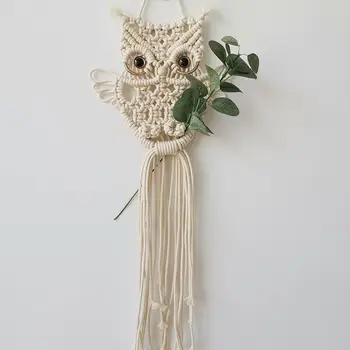 Nordic Style Owls Dream Catchers Cotton Macrame Wall Hanging Handmade Tassels Dreamcatcher Home Decoration
Nordic Style Owls Dream Catchers Cotton Macrame Wall Hanging Handmade Tassels Dreamcatcher Home Decoration