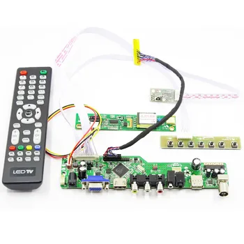 Latumab New TV+HDMI+DVI+VGA LCD Lvds Controller Board Driver Kit for 1920X1080 M240HW02 V1 Free shipping
Latumab New TV+HDMI+DVI+VGA LCD Lvds Controller Board Driver Kit for 1920X1080 M240HW02 V1 Free shipping
