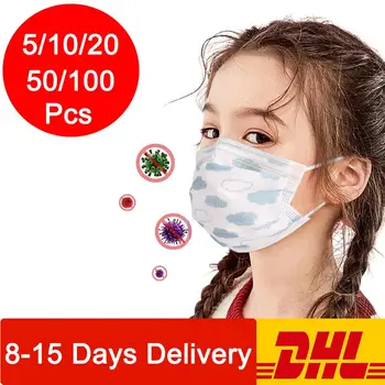 100Pcs Cute Cloud Pattern Child Kids Boy Girl Disposable Mask 3-Ply PM2.5 Nonwoven Protective Masks Children Face Mask Dustproof
100Pcs Cute Cloud Pattern Child Kids Boy Girl Disposable Mask 3-Ply PM2.5 Nonwoven Protective Masks Children Face Mask Dustproof