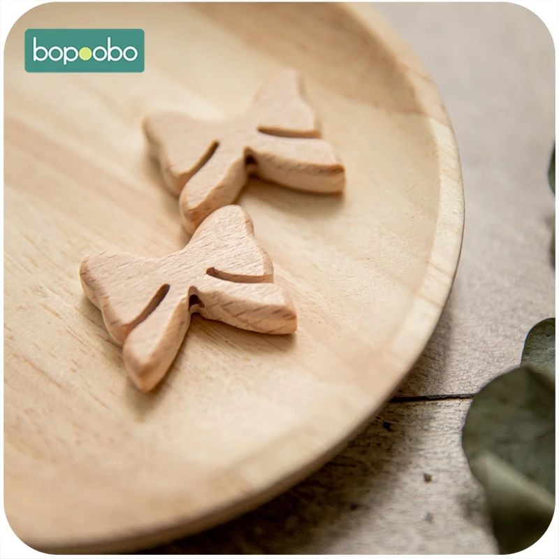 Bopoobo 50pc Bow Shape Beech Beads Baby Teether Wooden Making Pacifier Chain BPA Free Wood Teething Bead For Newborn
Bopoobo 50pc Bow Shape Beech Beads Baby Teether Wooden Making Pacifier Chain BPA Free Wood Teething Bead For Newborn