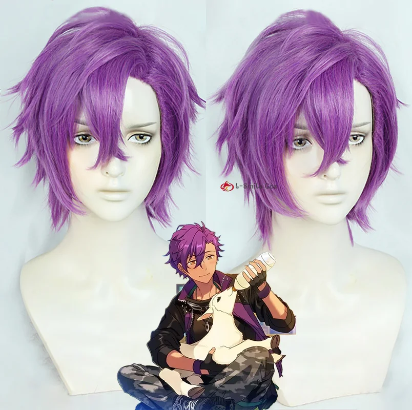 Anime ES Ensemble Stars Otogari Adonis Purple Short Hair Cosplay Wig High-temperature Fiber Synthetic Hair Party Wigs + Wig Cap
Anime ES Ensemble Stars Otogari Adonis Purple Short Hair Cosplay Wig High-temperature Fiber Synthetic Hair Party Wigs + Wig Cap