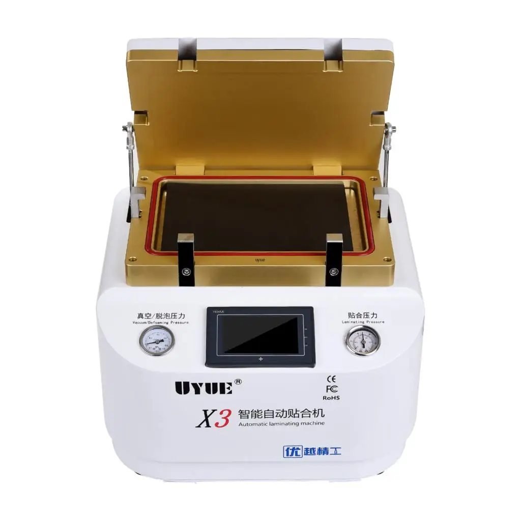 UYUE X3 110/220V Automatic Laminator Machine For LCD Refurbish OCA Vacuum Laminating Machine Screen Repair Machine
UYUE X3 110/220V Automatic Laminator Machine For LCD Refurbish OCA Vacuum Laminating Machine Screen Repair Machine